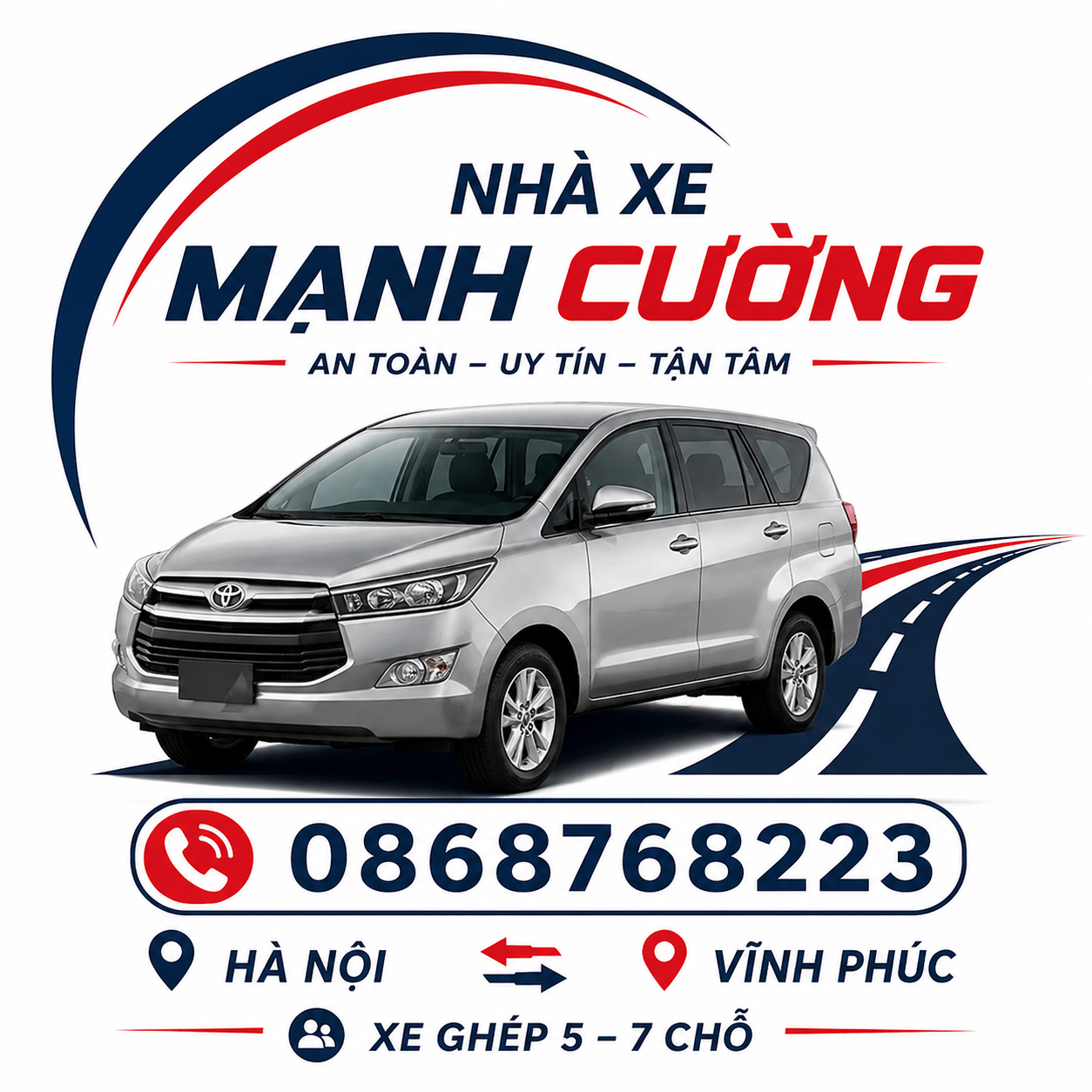 Nhà Xe Mạnh Cường - Xe Ghép Hà Nội Vĩnh Phúc